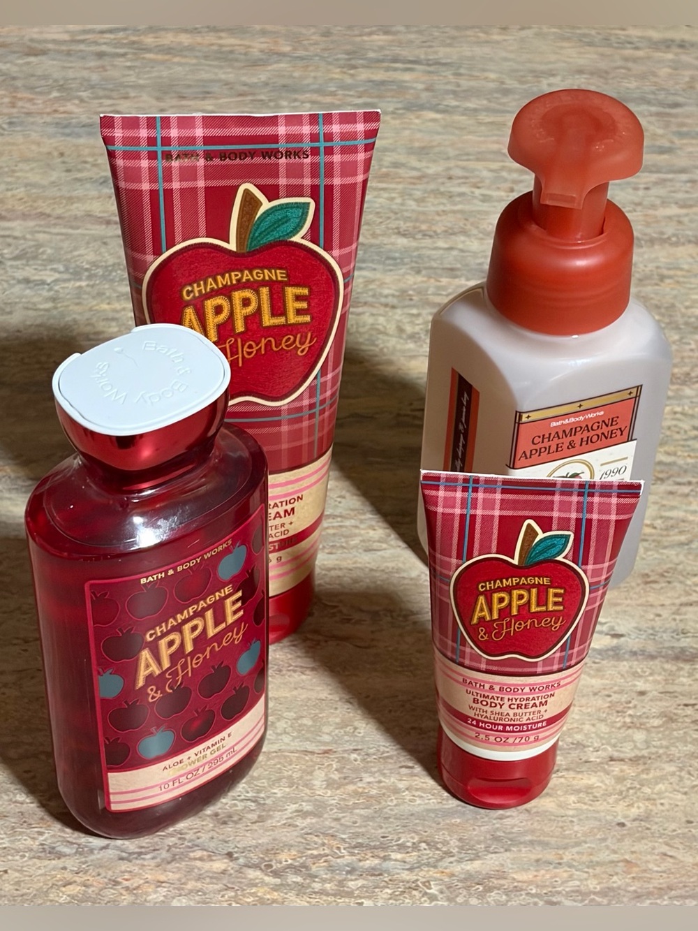 Bath & Body Works Retired Champagne Apple & Honey Body Wash, Cream, Soap, & more